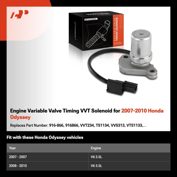 Engine Variable Valve Timing VVT Solenoid for 2007-2010 Honda Odyssey
