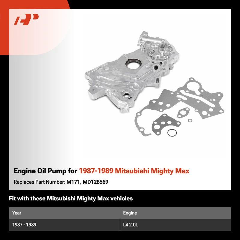 Engine Oil Pump for 1987-1989 Mitsubishi Mighty Max