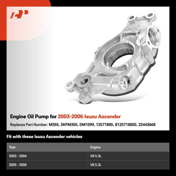 Engine Oil Pump for 2003-2006 Isuzu Ascender