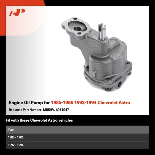 Engine Oil Pump for 1985-1986 1992-1994 Chevrolet Astro