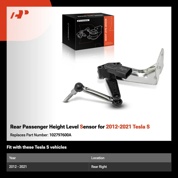 Rear Passenger Height Level Sensor for 2012-2021 Tesla S