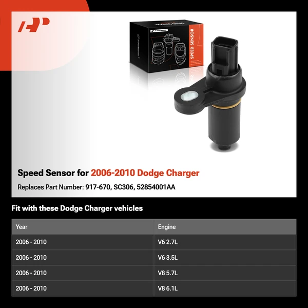 Speed Sensor for 2006-2010 Dodge Charger