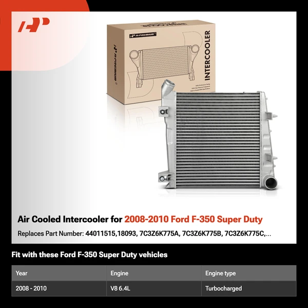 Air Cooled Intercooler for 2008-2010 Ford F-350 Super Duty