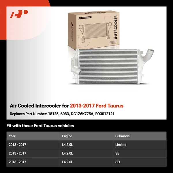 Air Cooled Intercooler for 2013-2017 Ford Taurus