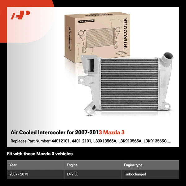 Air Cooled Intercooler for 2007-2013 Mazda 3