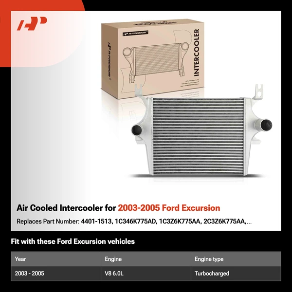 Air Cooled Intercooler for 2003-2005 Ford Excursion