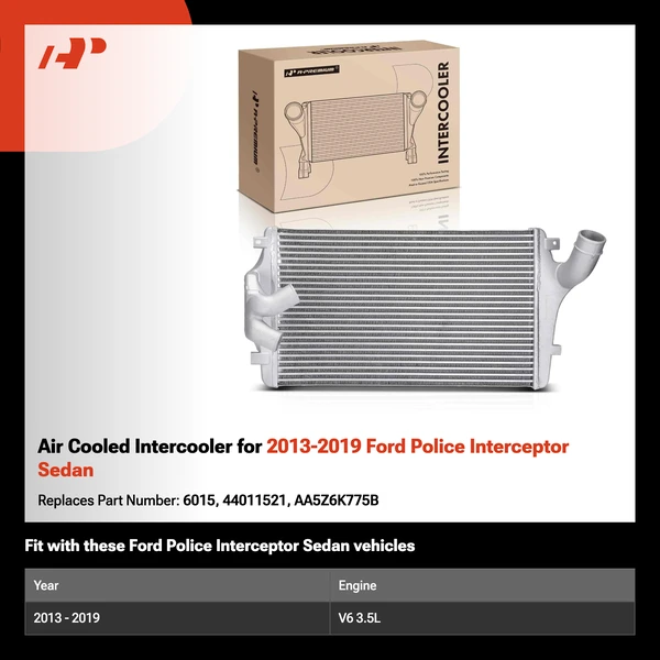 Air Cooled Intercooler for 2013-2019 Ford Police Interceptor Sedan
