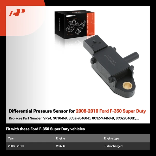 Differential Pressure Sensor for 2008-2010 Ford F-350 Super Duty