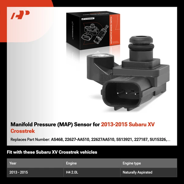 Manifold Pressure (MAP) Sensor for 2013-2015 Subaru XV Crosstrek