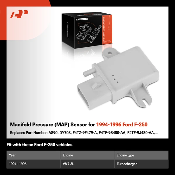 Manifold Pressure (MAP) Sensor for 1994-1996 Ford F-250