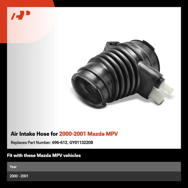 Air Intake Hose for 2000-2001 Mazda MPV