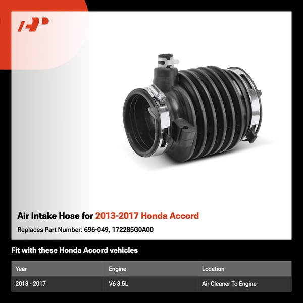 Air Intake Hose for 2013-2017 Honda Accord