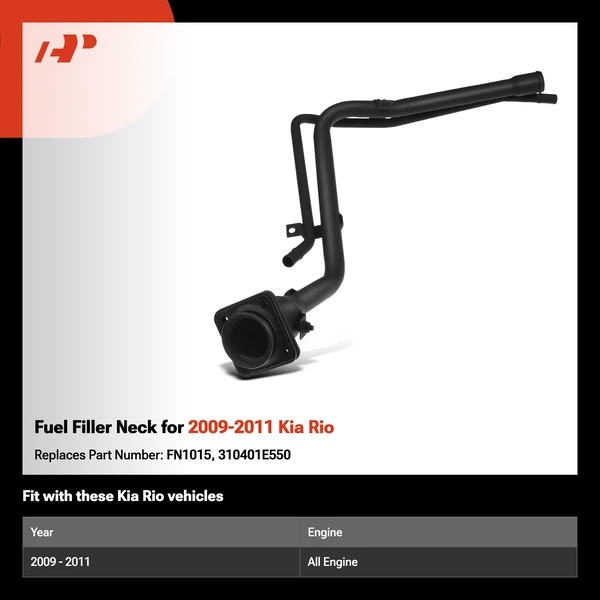 Fuel Filler Neck for 2009-2011 Kia Rio