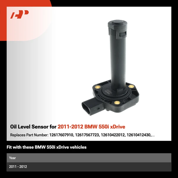 Oil Level Sensor for 2011-2012 BMW 550i xDrive