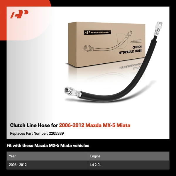 Clutch Line Hose for 2006-2012 Mazda MX-5 Miata