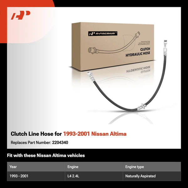 Clutch Line Hose for 1993-2001 Nissan Altima