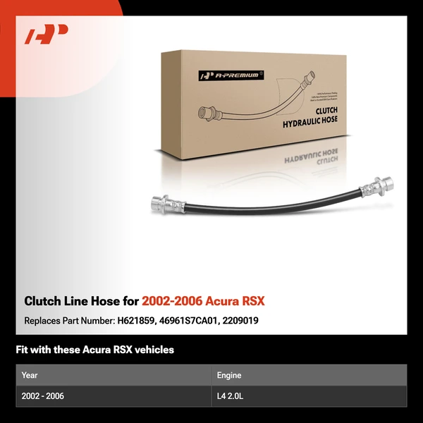 Clutch Line Hose for 2002-2006 Acura RSX
