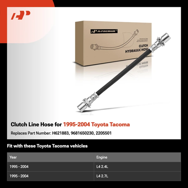 Clutch Line Hose for 1995-2004 Toyota Tacoma
