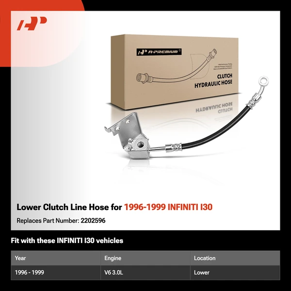 Lower Clutch Line Hose for 1996-1999 INFINITI I30