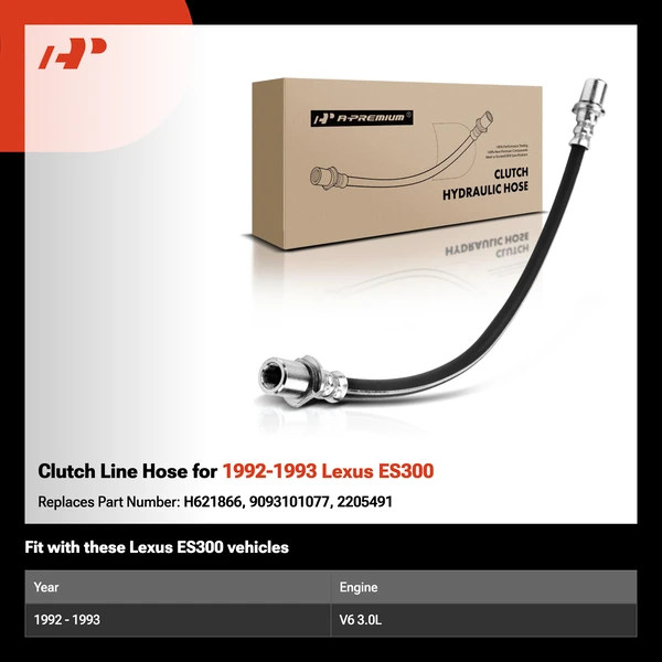 Clutch Line Hose for 1992-1993 Lexus ES300
