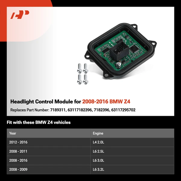 Headlight Control Module for 2008-2016 BMW Z4