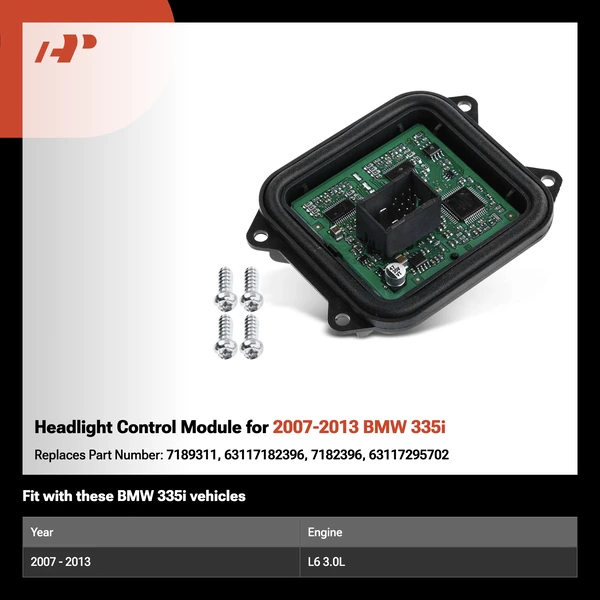 Headlight Control Module for 2007-2013 BMW 335i