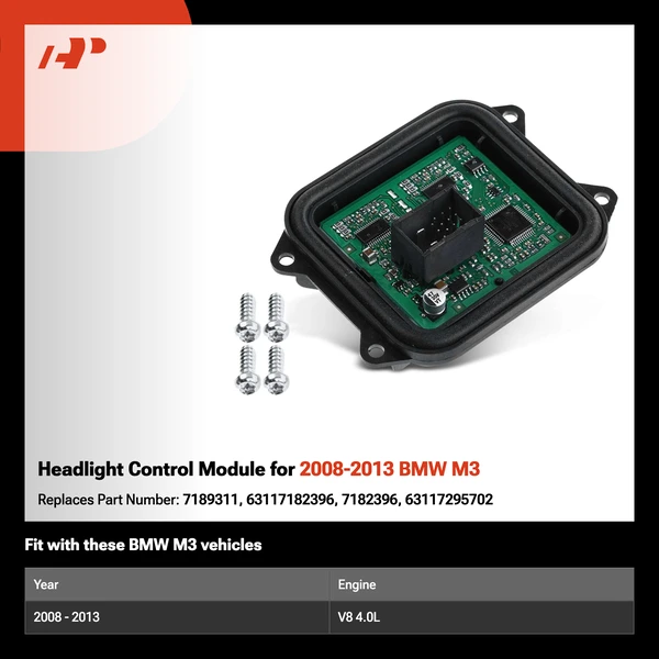 Headlight Control Module for 2008-2013 BMW M3