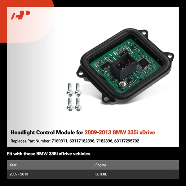 Headlight Control Module for 2009-2013 BMW 335i xDrive