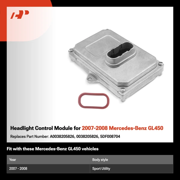 Headlight Control Module for 2007-2008 Mercedes-Benz GL450