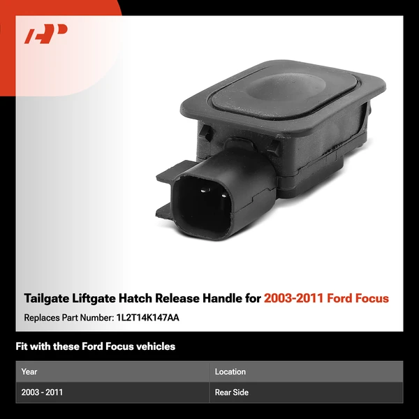 Tailgate Liftgate Hatch Release Handle for 2003-2011 Ford Focus