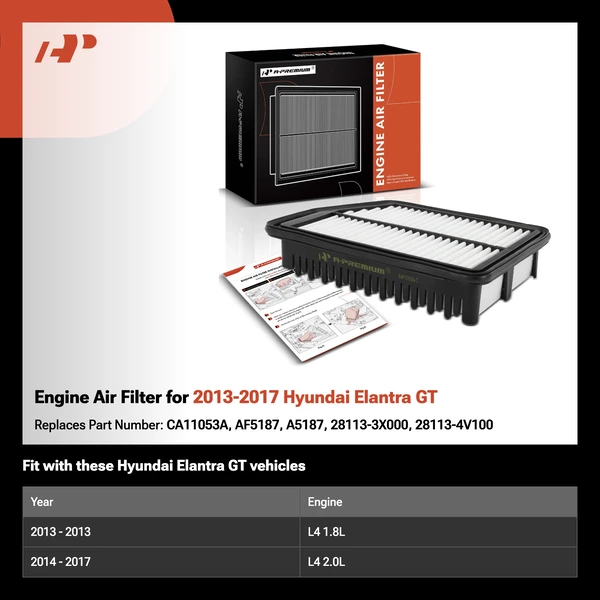 Engine Air Filter for 2013-2017 Hyundai Elantra GT