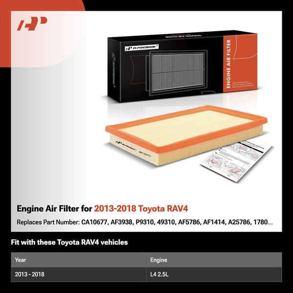 Engine Air Filter for 2013-2018 Toyota RAV4