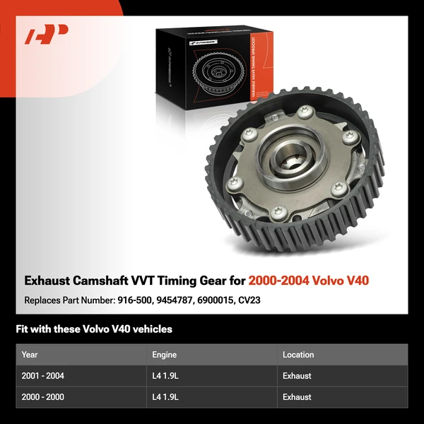 Exhaust Camshaft VVT Timing Gear for 2000-2004 Volvo V40