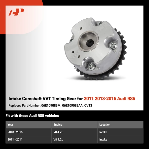 Intake Camshaft VVT Timing Gear for 2011 2013-2016 Audi RS5