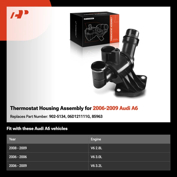 Thermostat Housing Assembly for 2006-2009 Audi A6