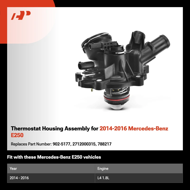 Thermostat Housing Assembly for 2014-2016 Mercedes-Benz E250