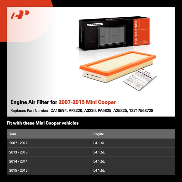 Engine Air Filter for 2007-2015 Mini Cooper