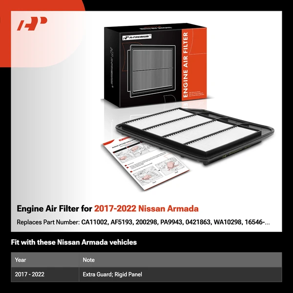 Engine Air Filter for 2017-2022 Nissan Armada