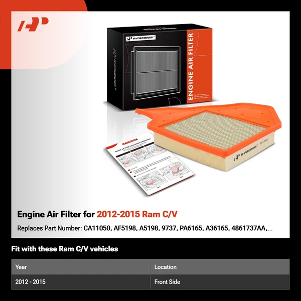 Engine Air Filter for 2012-2015 Ram C/V