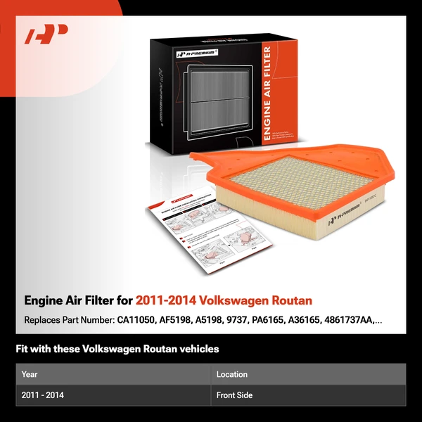 Engine Air Filter for 2011-2014 Volkswagen Routan