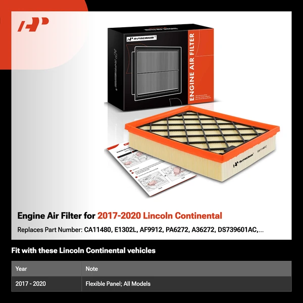 Engine Air Filter for 2017-2020 Lincoln Continental