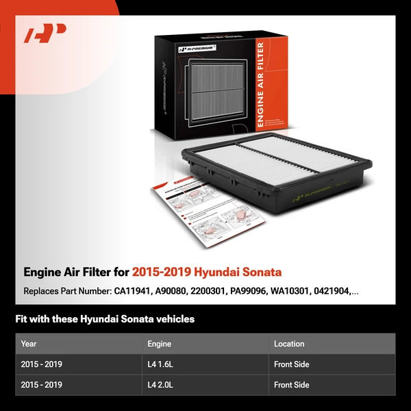 Engine Air Filter for 2015-2019 Hyundai Sonata
