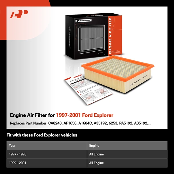 Engine Air Filter for 1997-2001 Ford Explorer