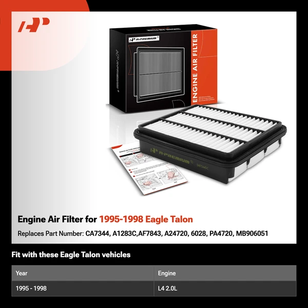Engine Air Filter for 1995-1998 Eagle Talon