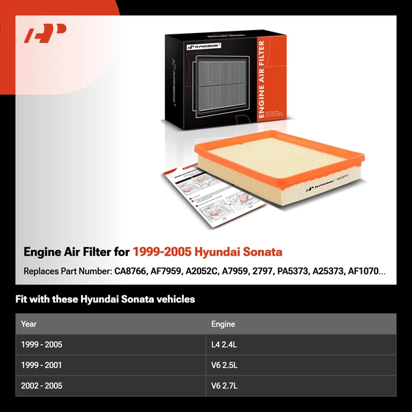 Engine Air Filter for 1999-2005 Hyundai Sonata