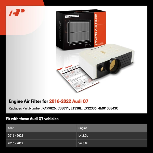 Engine Air Filter for 2016-2022 Audi Q7