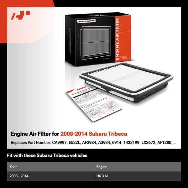 Engine Air Filter for 2008-2014 Subaru Tribeca