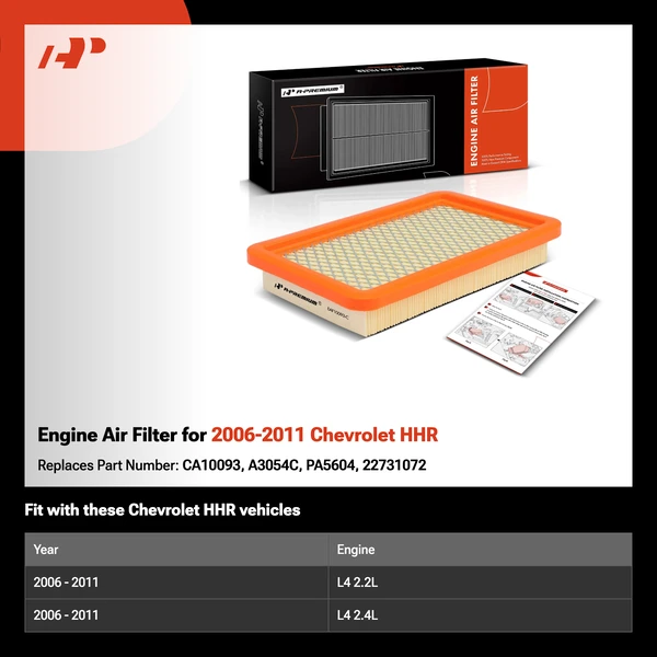 Engine Air Filter for 2006-2011 Chevrolet HHR