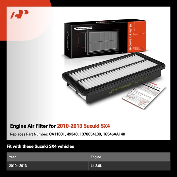 Engine Air Filter for 2010-2013 Suzuki SX4