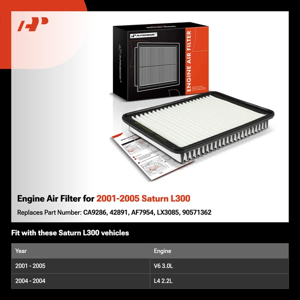 Engine Air Filter for 2001-2005 Saturn L300